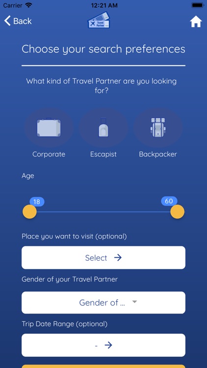 Travel Partner App