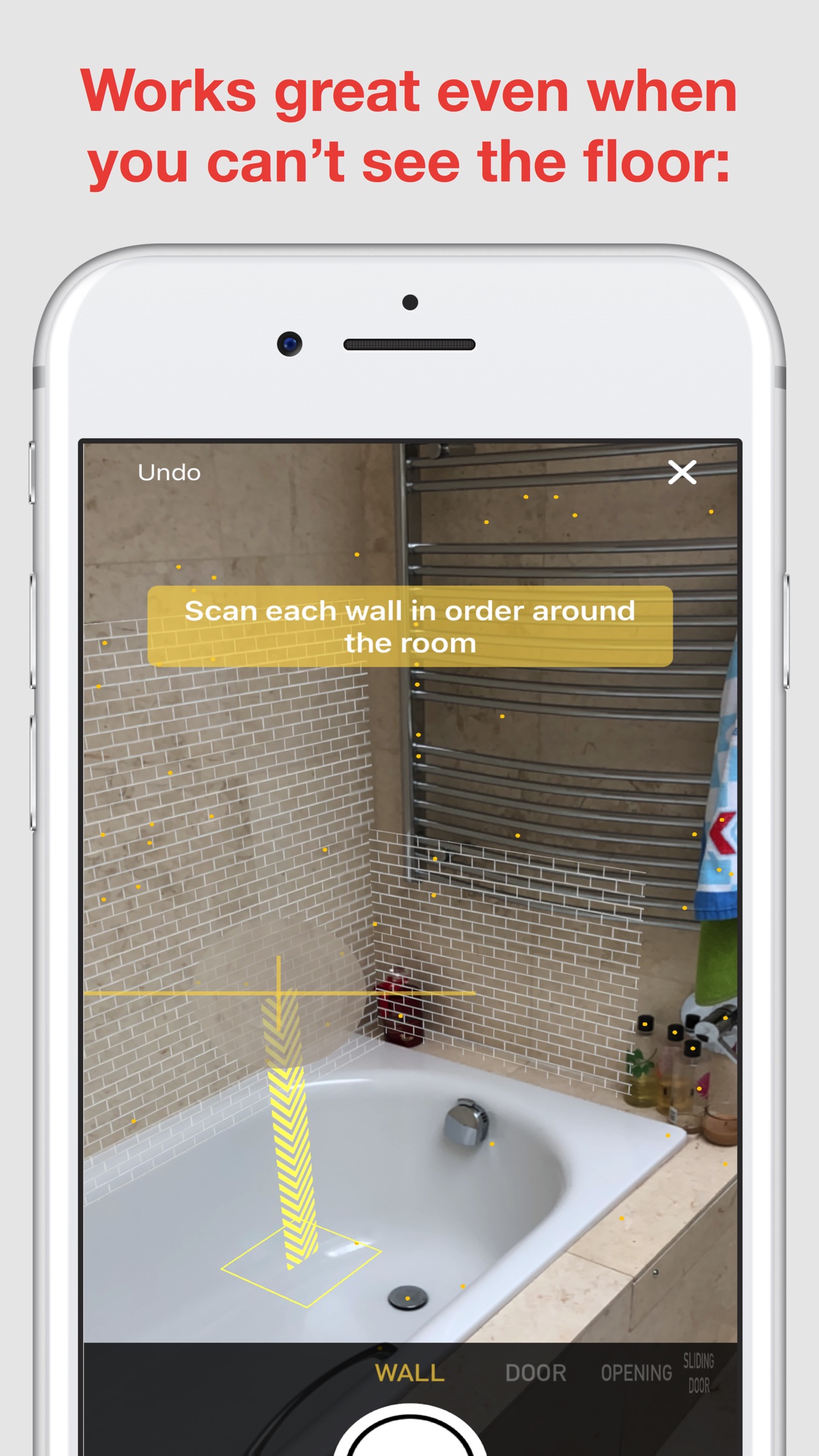 Screenshot do app RoomScan Pro