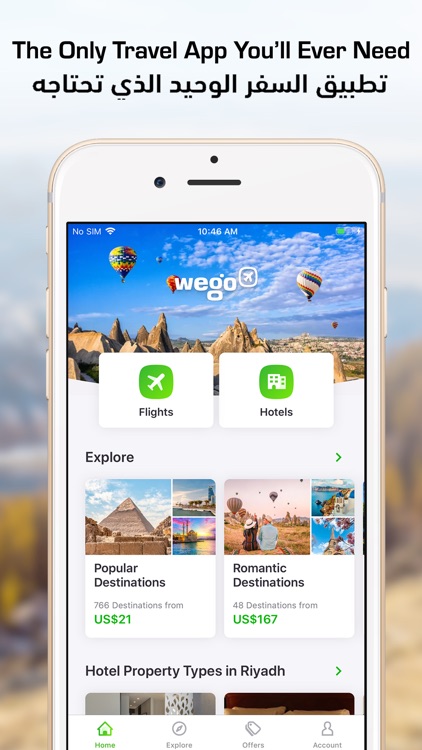 Wego Flights & Hotels screenshot-0