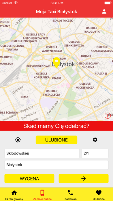 Moja Taxi Białystok screenshot 3