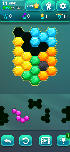 Hexa Gems Puzzle(圖1)-速報App