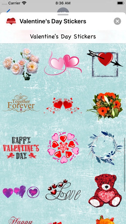 Valentines Sticker Collection screenshot-2