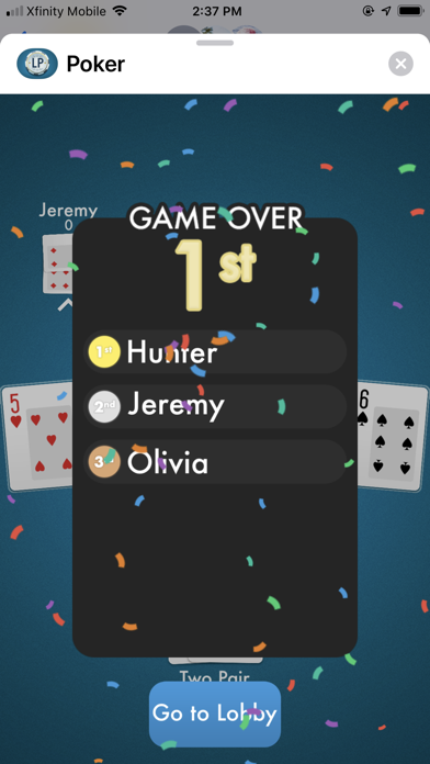 screenshot of Poker - Live with Friends 2