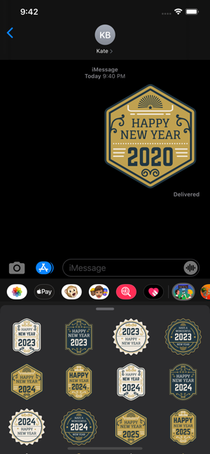 New Year Stickers(圖2)-速報App