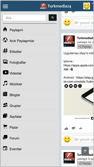 Turkmedia24 Mobil screenshot 2