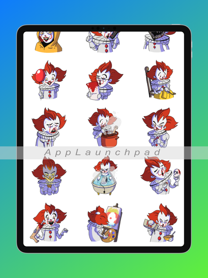 Penny The Clown Stickers