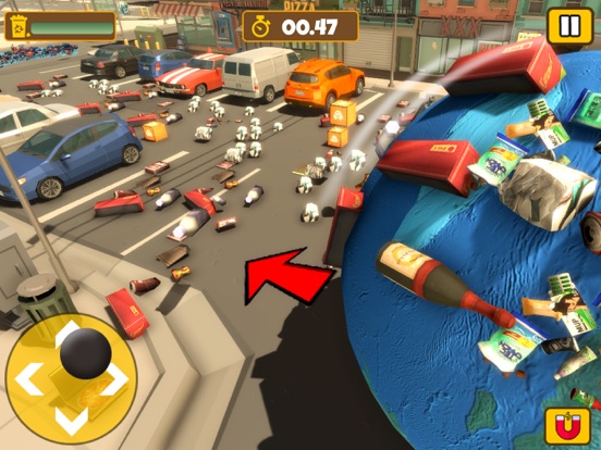 Big Garbage Roller Ball Smash screenshot 4