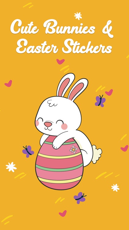 Cute Bunnies & Easter Stickers