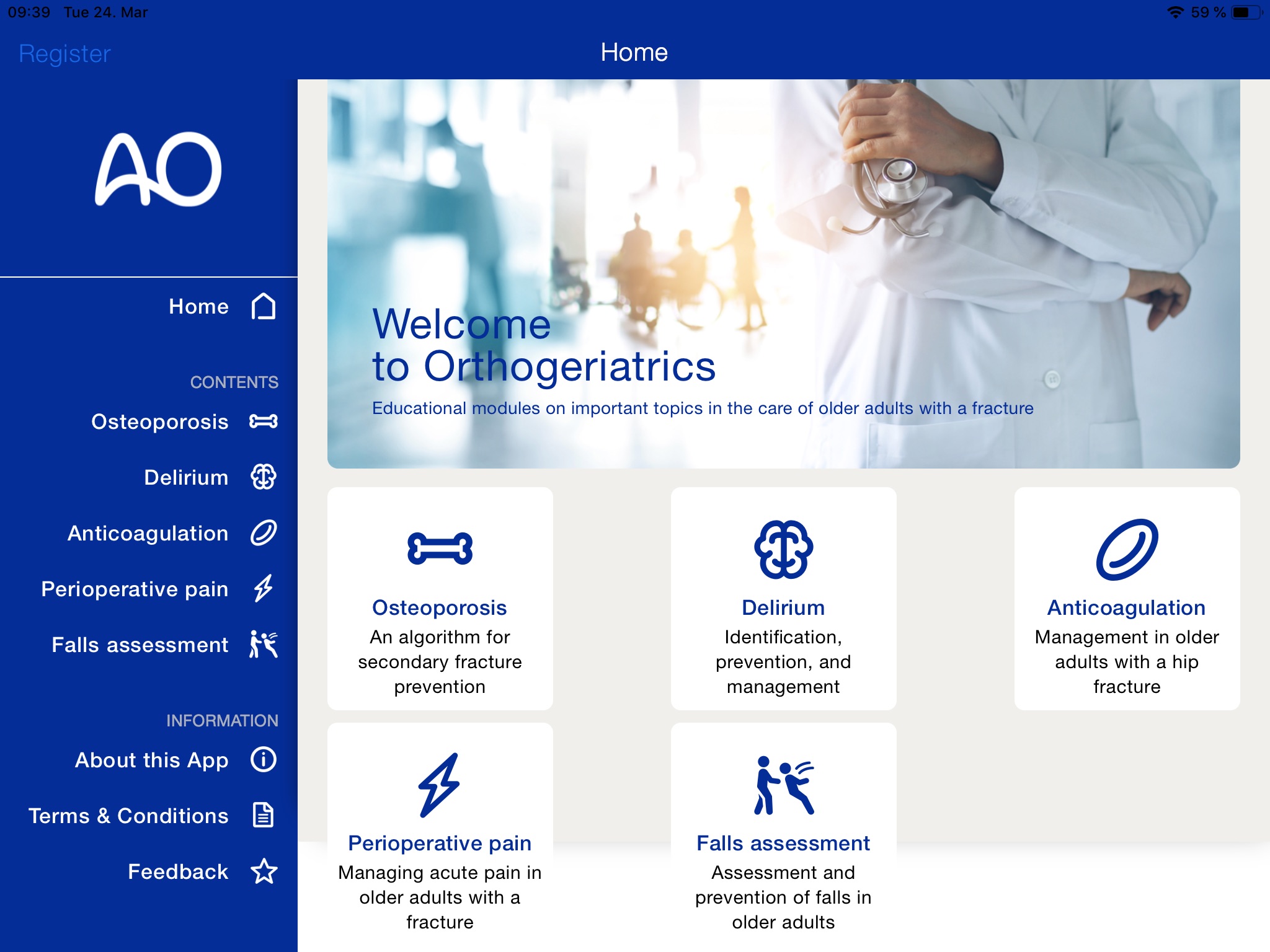 AO Trauma Orthogeriatrics screenshot 2