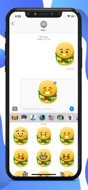 Burger Emoji Sticker(圖2)-速報App