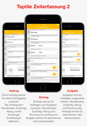 Taptile Timetracking 2 screenshot 2