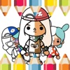 Toca Life Coloring by Number