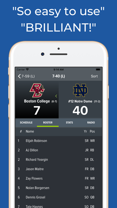Boston College Football screenshot 3
