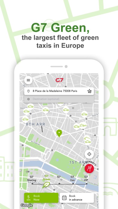 G7 TAXI - Book a taxi screenshot