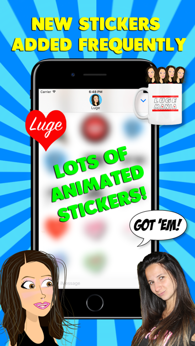 How to cancel & delete LugeMania Stickers from iphone & ipad 1