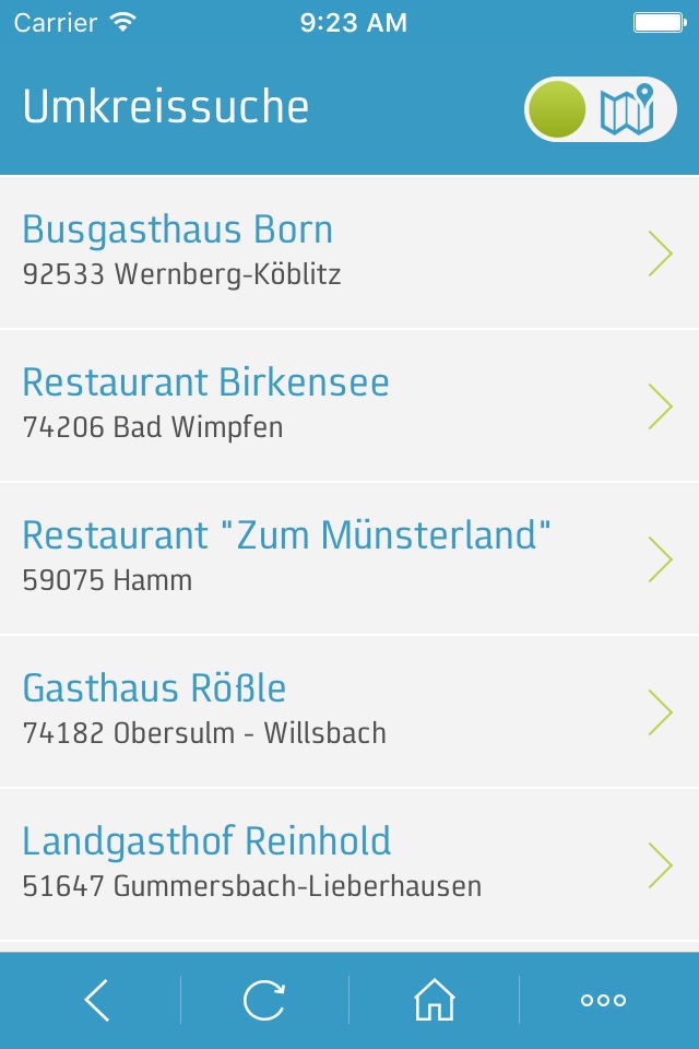 Busgruppeninfo screenshot 2