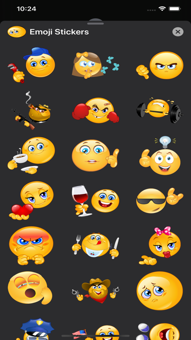 Emojis Gold & Stickers screenshot 3