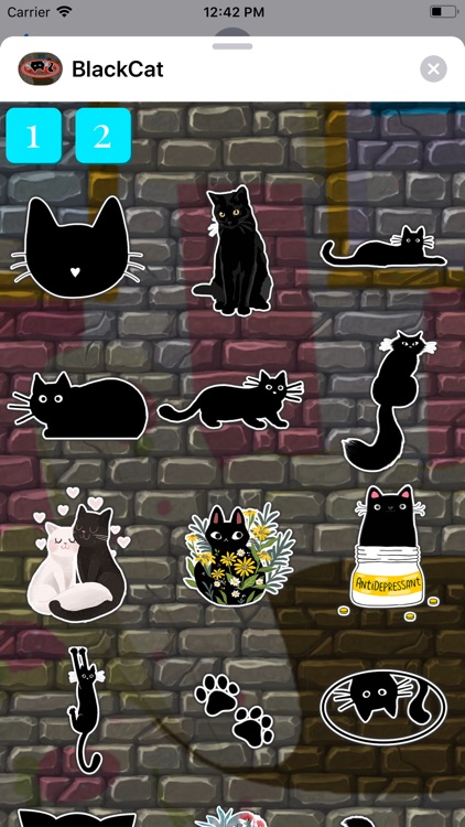 BlackCat Stickers Pack