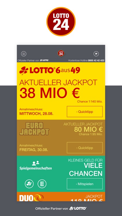 Lotto & EuroJackpot spielen