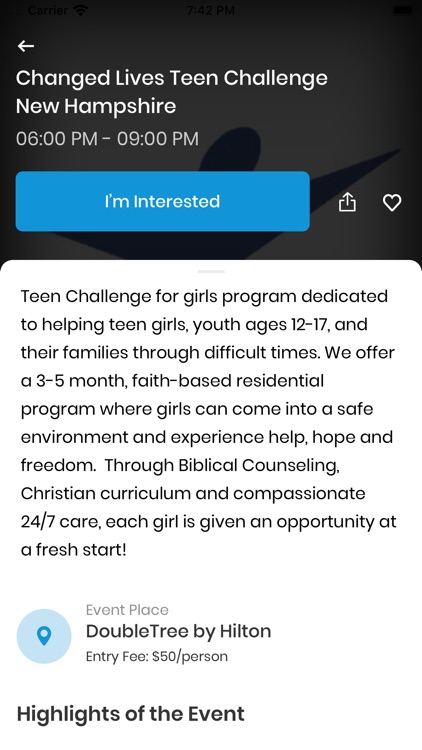 Teen Challenge App