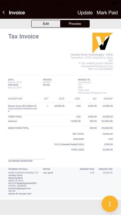 Quick Tax Invoice screenshot-3