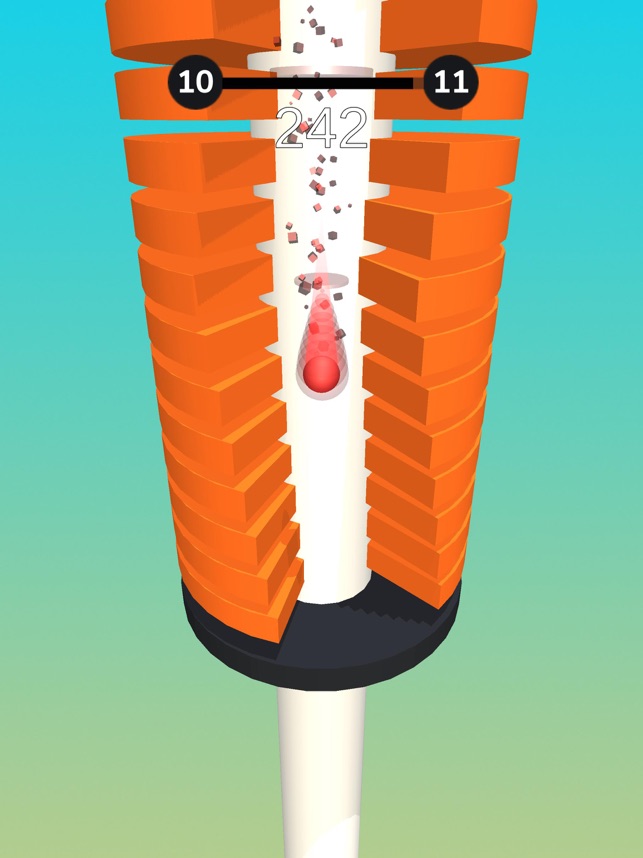 Ball Drop 3D, game for IOS