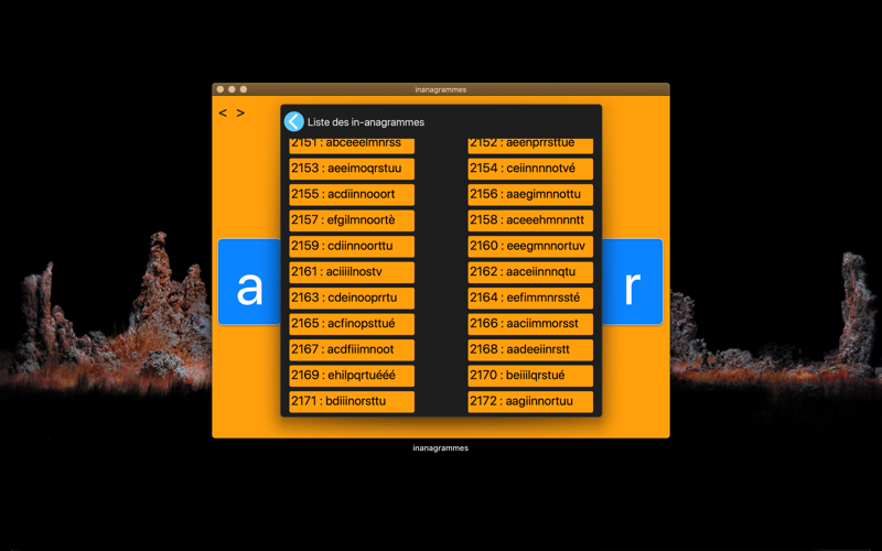 INANAGRAMMES screenshot 2