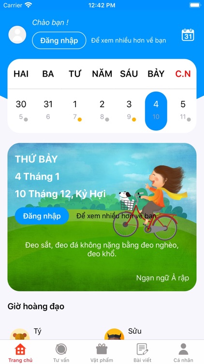 Lịch Vạn Niên 2020 & Tử Vi