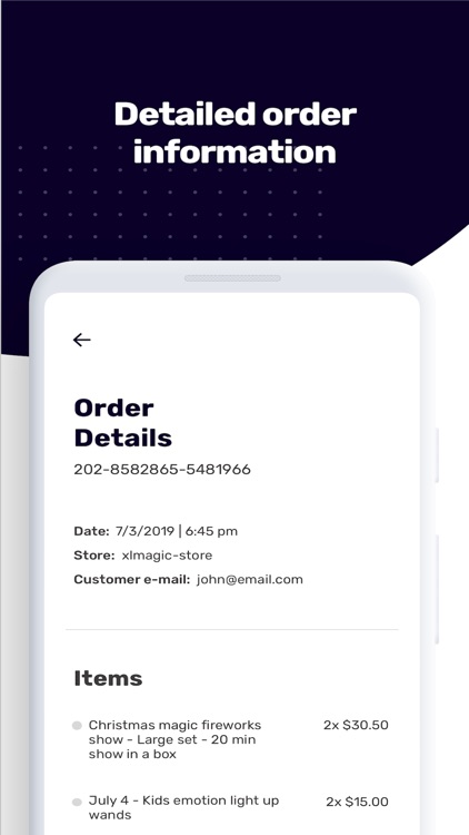 OrderMetrics