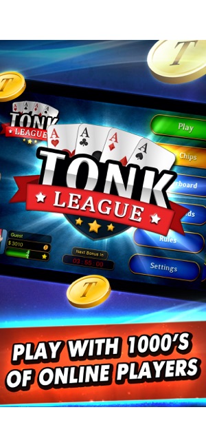 Tonk Online Rummy Card Game