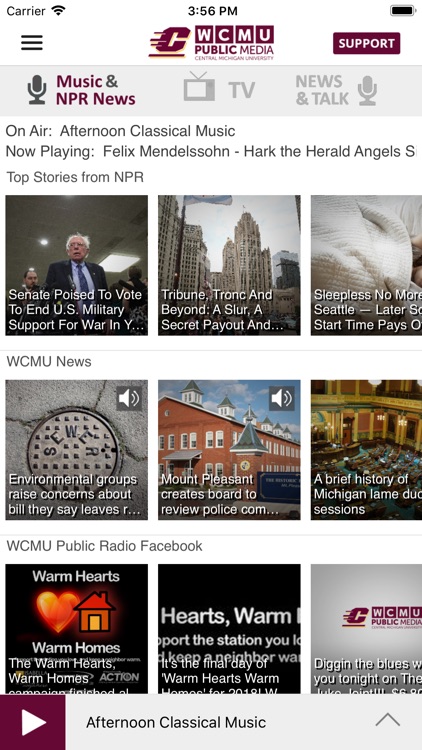 WCMU Public Media App