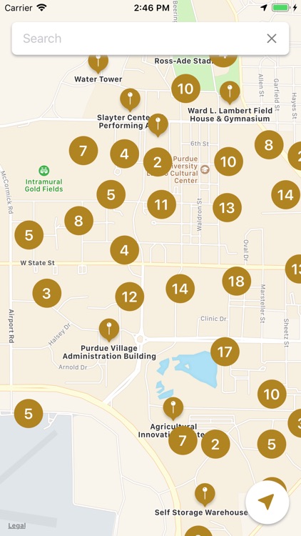 Purdue Campus Maps by Liam Bolling