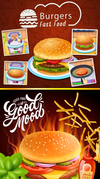 Hot Dog, Burger, Pizza Cooking screenshot 2