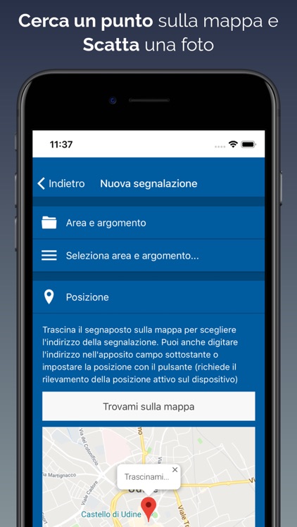 Segnalazioni Comune di Udine