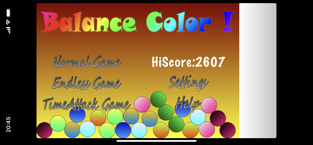 Balance Color Balls!, game for IOS