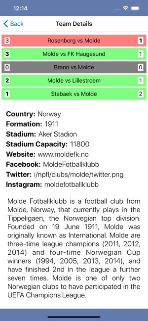 InfoLeague - Norwegian Premier(圖5)-速報App