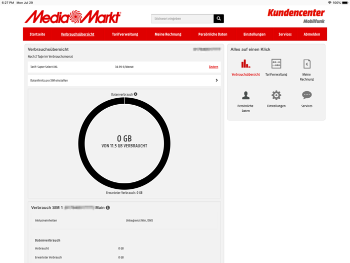 Media Markt Tarif