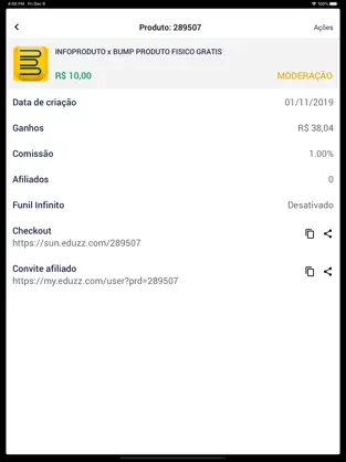 Screenshot 4 Eduzz - Negócios Digitais iphone