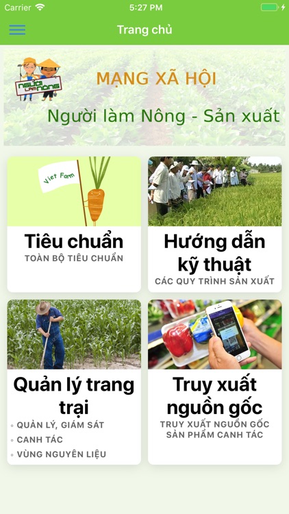 Người làm Nông - Sản xuất