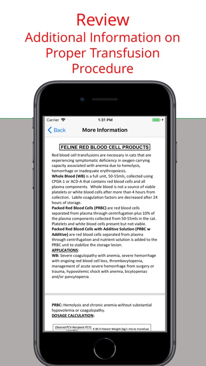 Veterinary Transfusion Guide screenshot-3