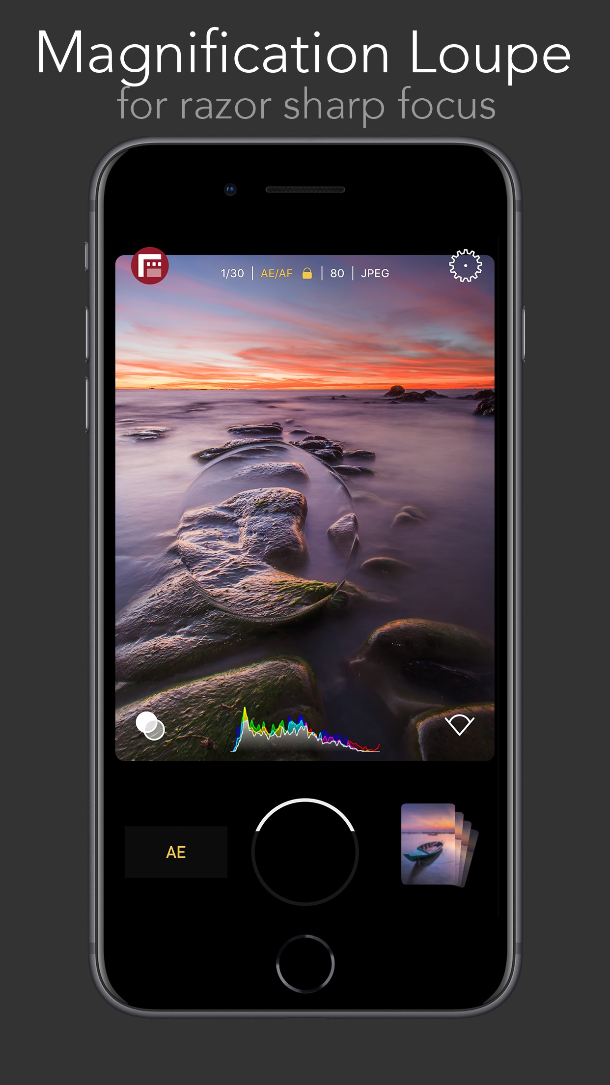 Screenshot do app FiLMiC Firstlight: App de foto