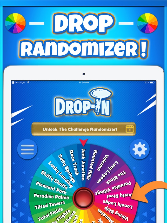 Wheel For Fortnite Drop In On The App Store - wheel for fortnite drop in on the app store