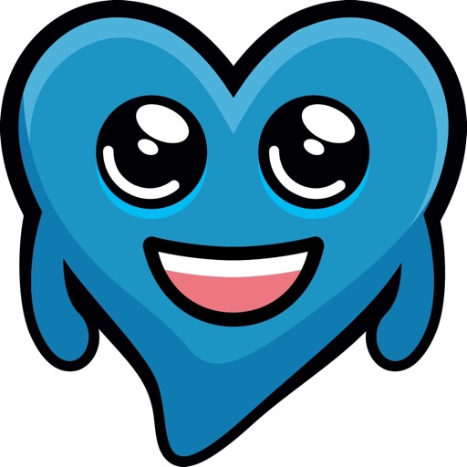 Blue Hearts stickers