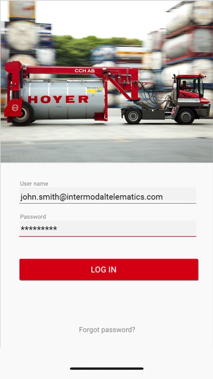 HOYER Commissioning App