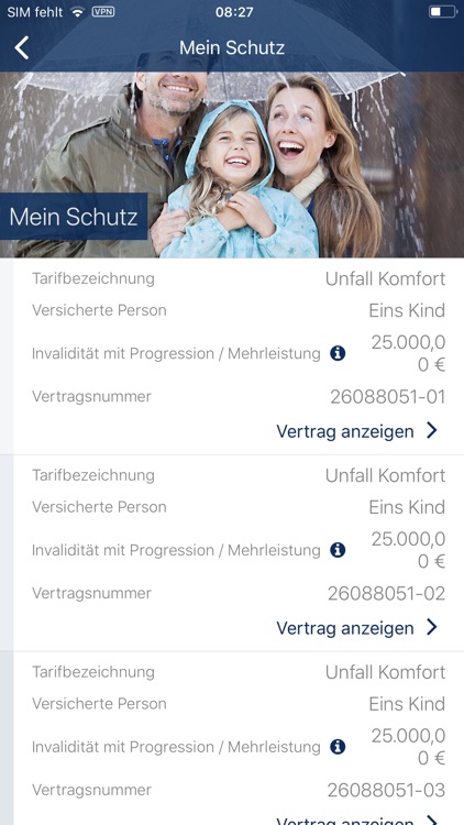 ServiceApp TARGO Versicherung screenshot-3