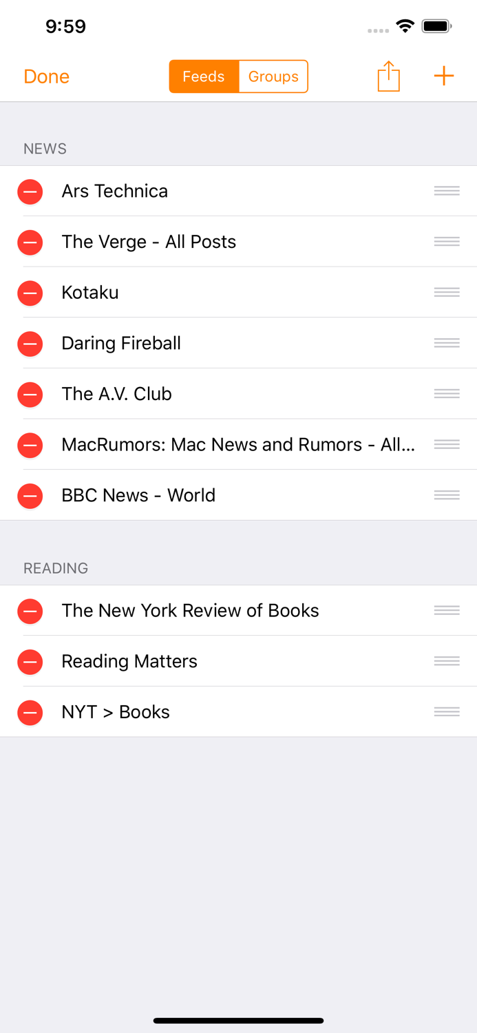 Heartfeed RSS Reader