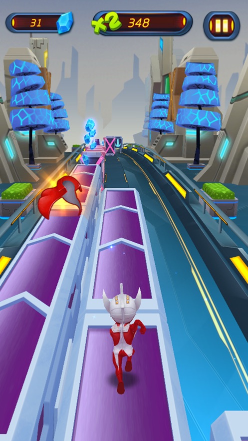 热血奥特超人跑酷 - 官方中文版