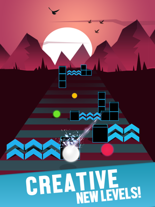 Ball Race on Color Road, game for IOS