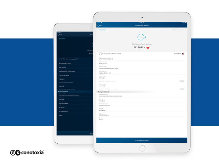 Money Transfer Conotoxia