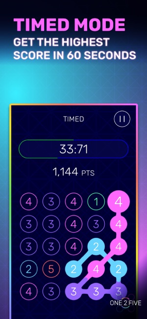 ONE 2 FIVE - Puzzle Game(圖5)-速報App